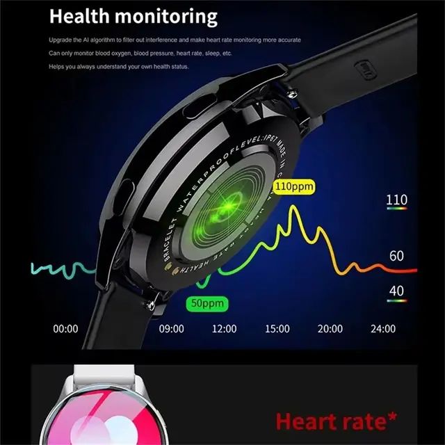 2024 New sports smart watch sleep monitor fitness tracker