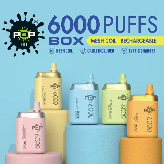 Pop Hit 6000  Disposable Rechargeable