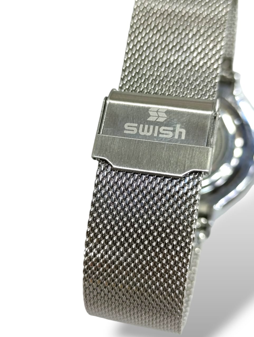 SWISH Silver Luxury Watch for Men Quartz